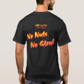 T-shirt "No Nuts, No Glory" - Noir (Dos)