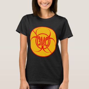 T-shirt No OGM Shirts Bio Hazard OGM Women's Organic Shirt