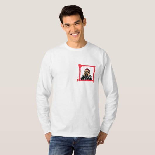 T-shirt No One Is Illégal On Stolen (Devant entier)