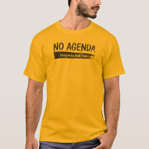 T-shirt NO--Ordre du Jour-Nom-Rétro orange
