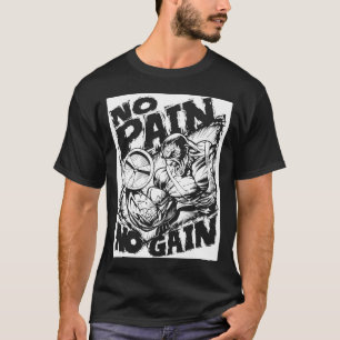 T-shirt No Pain No Gain - Motivation de la musculation