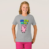 T-shirt No Pig Deal Wordplay (Devant entier)