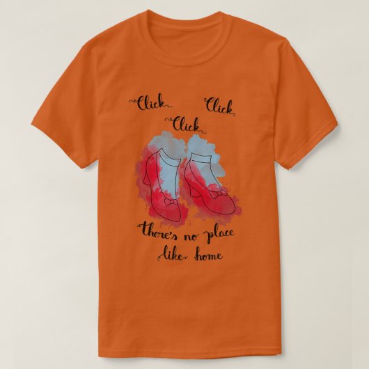 T-shirt No place like home 2 (Design devant)