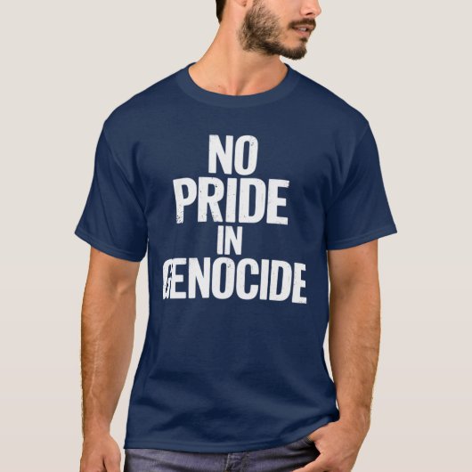 T-shirt No Pride In Genocide Canada Day Indigenous Canadia (Devant)