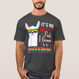 T-shirt No Prob Lama d'être gai différent Fierté LGBT Mama
