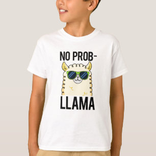 T-shirt No-Prob-Llama Drôle Cool Llama Pun
