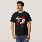 T-shirt No Rat Sign Stop Snitching Pest Control Novo Cool (Devant entier)