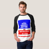 T-shirt "NO Republicans" (Devant entier)