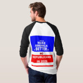 T-shirt "NO Republicans" (Dos entier)