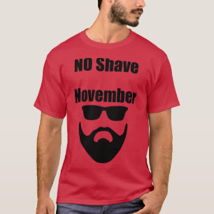 T-shirt No Shave novembre art à la barbe pleine