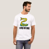 T-shirt No Step on Snek (Devant entier)