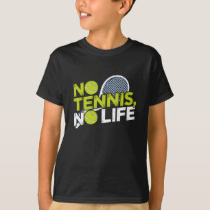 T-shirt No Tennis, No Life – Design Sportif et Dynamique