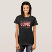 T-shirt No-Thanks Cupid's Retro Groovy Flowers Valentine's (Devant entier)