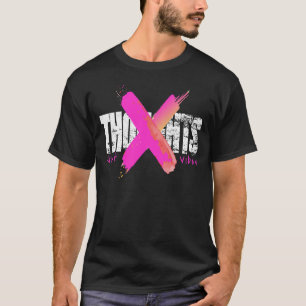 T-shirt No Thoughts Just Vibes – T-shirt minimalis
