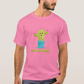 T-shirt No Touchy - Happy Cactus - Kawaii (Devant)