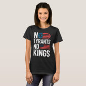 T-shirt No Tyrants No Kings / Hands Off Protest (Devant entier)