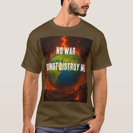 T-SHIRT NO WAR (Devant)