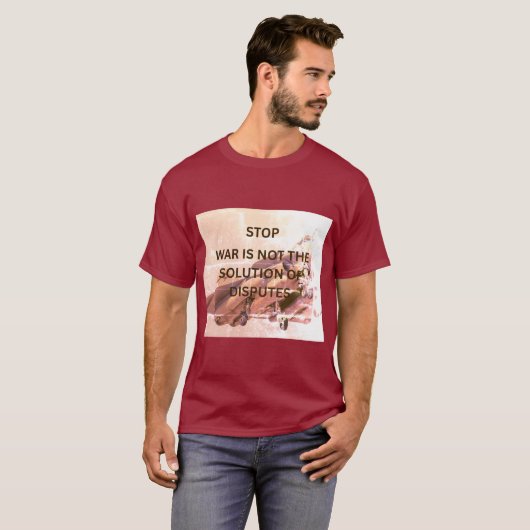 T-SHIRT NO WAR (Devant entier)