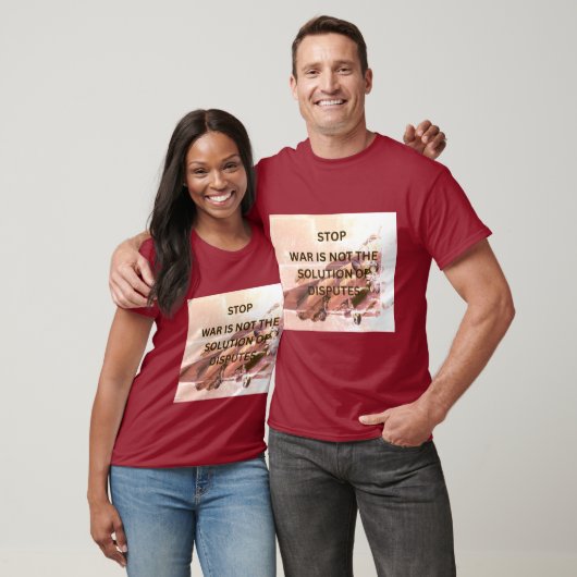 T-SHIRT NO WAR (Unisexe)