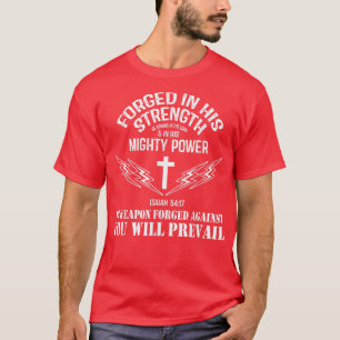 T-shirt No weapon Formed Against Me Shall Prevail Christia