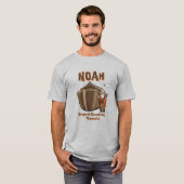 T-shirt Noah Conspiration théoricien original Humour chrét (Devant entier)