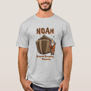 T-shirt Noah Conspiration théoricien original Humour chrét