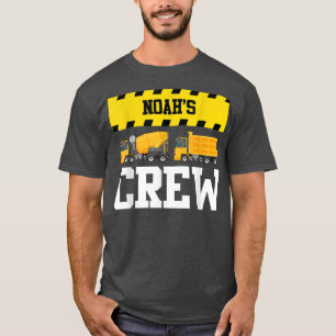T-shirt Noah Construction Crew Doublon Personnalisé Camion