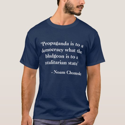T-shirt Noam Chomsky (Devant)