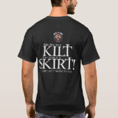 T-shirt N'obtenez pas le kilt ! ! (Dos)