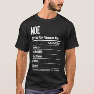 T-shirt Noe Faits nutritionnels Servant Taille Calories