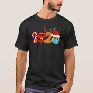 T-shirt Noël 2020 Shih Tzu Masque Toilet Papier