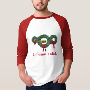 T-shirt Noël 2 de la Lithuanie