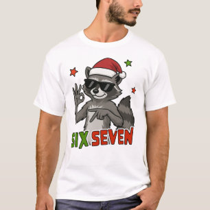 T-shirt Noël 67 Tee Raton Laveur Six Sept Mème Fête