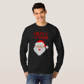 T-shirt Noël 8 bits Pixel Père Noël (Devant entier)