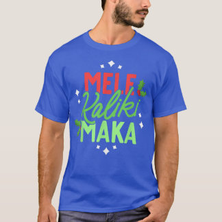 T-shirt Noël À Hawaii Mele Kalikimaka Hawaiian Holidays