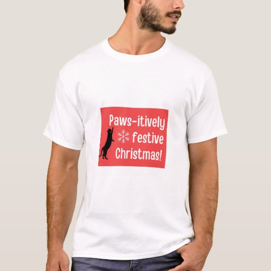 T-shirt Noël à la mode ! (Devant)