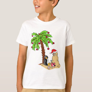 T-shirt Noël à la plage