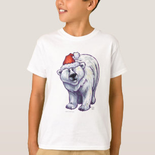 T-shirt Noël à l'ours polaire