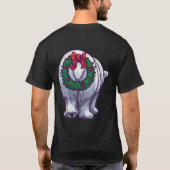 T-shirt Noël à l'ours polaire (Dos)