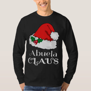 T-shirt Noël Abuela Claus Correspondant Pyjama Santa Hat X