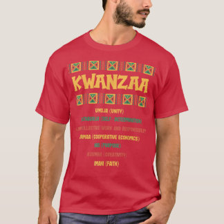 T-shirt Noël Africain-Américain Kwanzaa