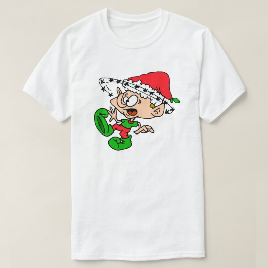 T-shirt Noël amusant Abondamment Elf vacances Humour de No (Design devant)