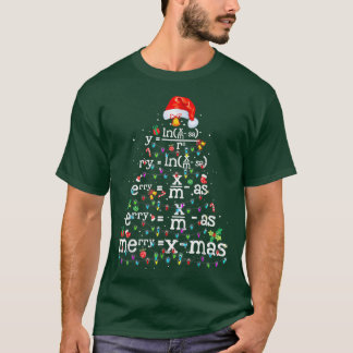 T-shirt Noël amusant Noël Noël Noël Vêtements Maths Noël A