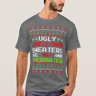 T-shirt Noël amusant pour les hommes moches de la fête du