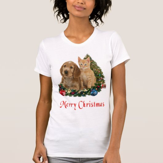 T-shirt Noël animal (Devant)