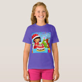 T-shirt Noël Anniversaire 7 (Devant entier)