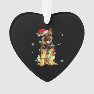 T-Shirt Noël Arbre Chien Berger Allemand Xmas