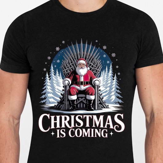 T-shirt Noël arrive - Noël drôle