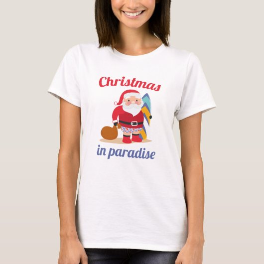 T-shirt Noël au Paradis (Devant)