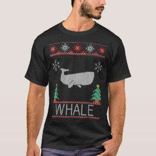 T-shirt Noël aux baleines